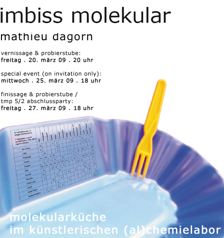mathieu dagorn: imbiss molekular